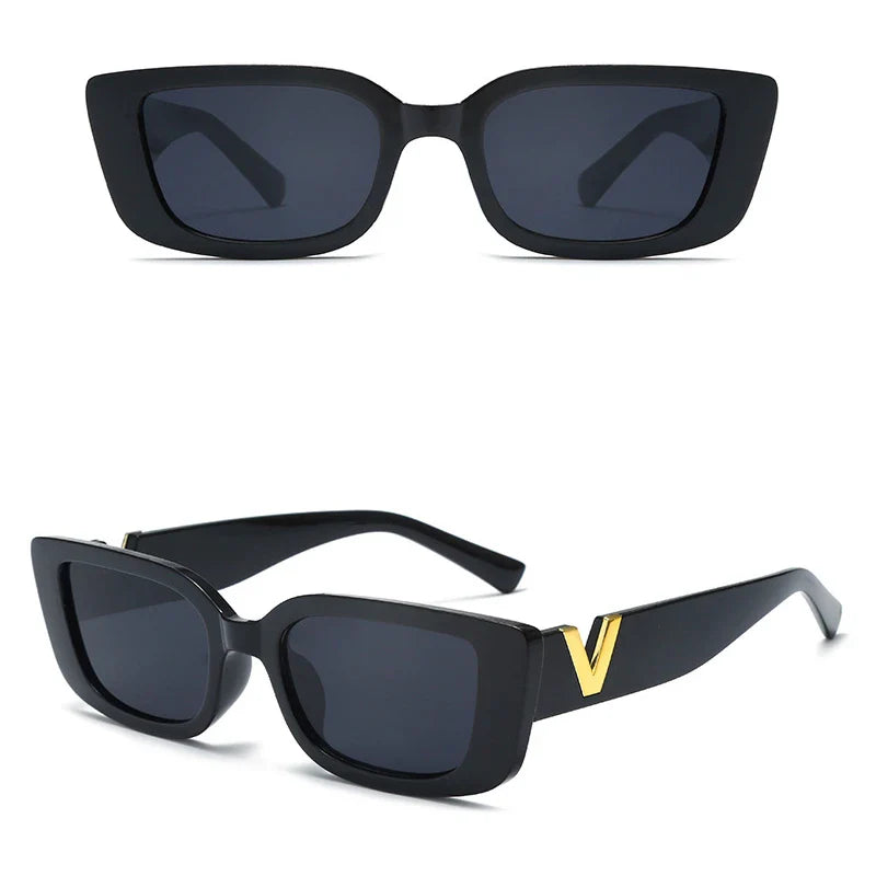 Fashion Cat Eye Sunglasses Luxury V Sun Glasses For Ladies Classic