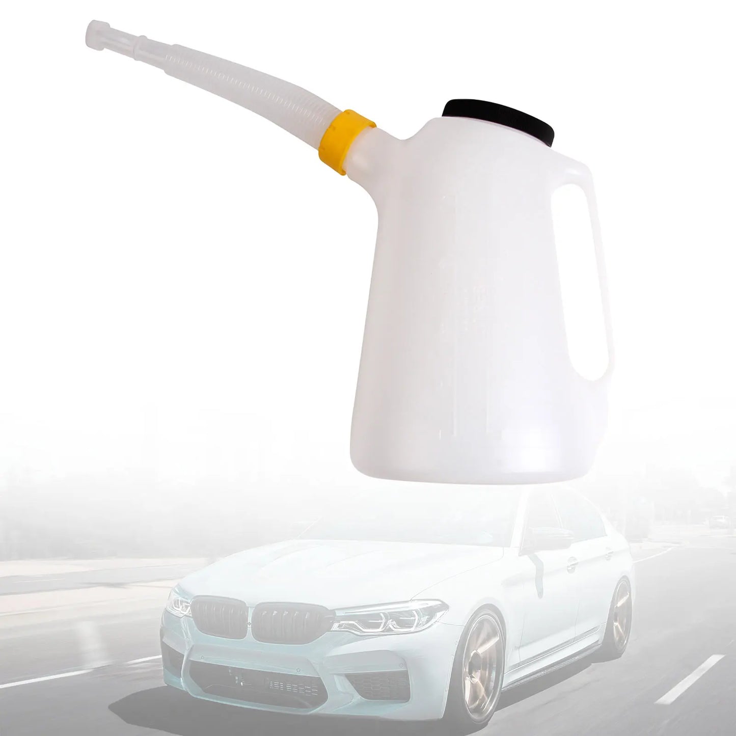 1.2L/2L/3L/4L/5L Oil Measuring Jug petrol can fuel tank with Pouring