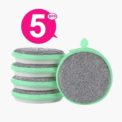 10/5/3PCS Double Side Dishwashing Sponge Dish Washing Brush Pan Pot