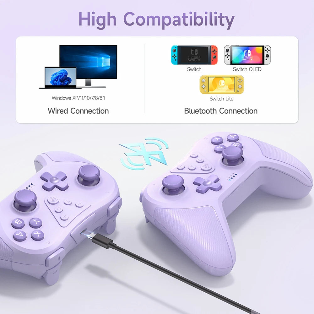EasySMX T37 Wireless Gamepad, Bluetooth Gaming Controller for Nintendo
