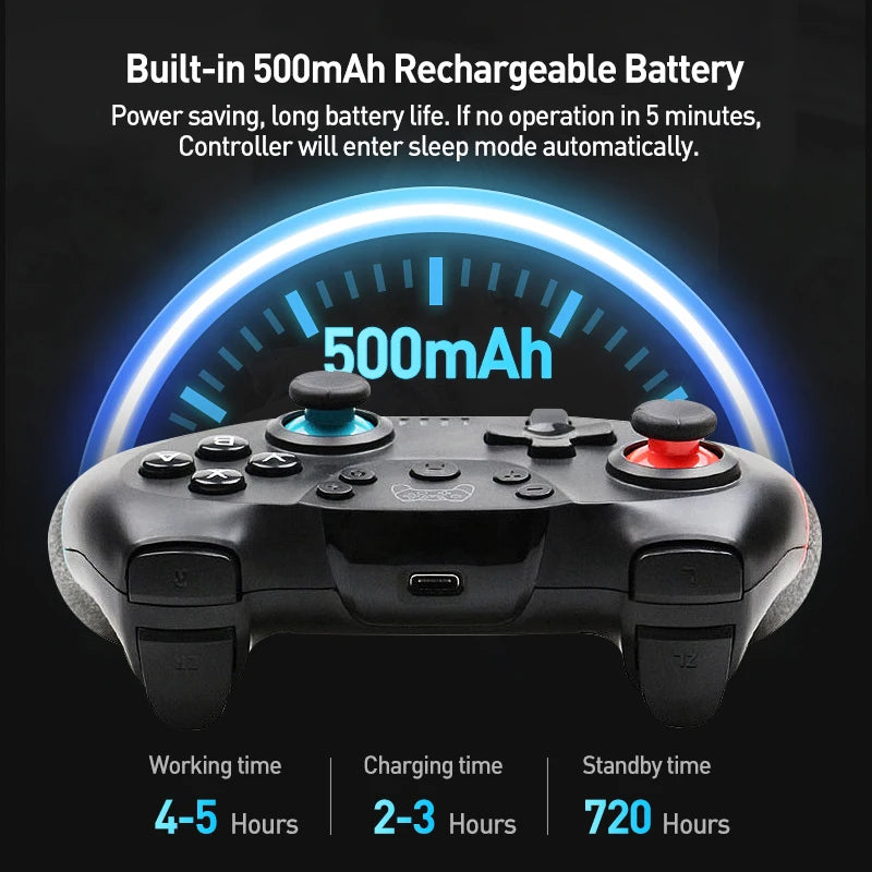 Wireless Bluetooth for Nintendo Switch & OLED Lite PC Controller