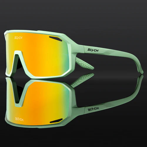 SCVCN New Cycling Glasses Bike Sunglasses Men UV400 Eyewear Outdoor