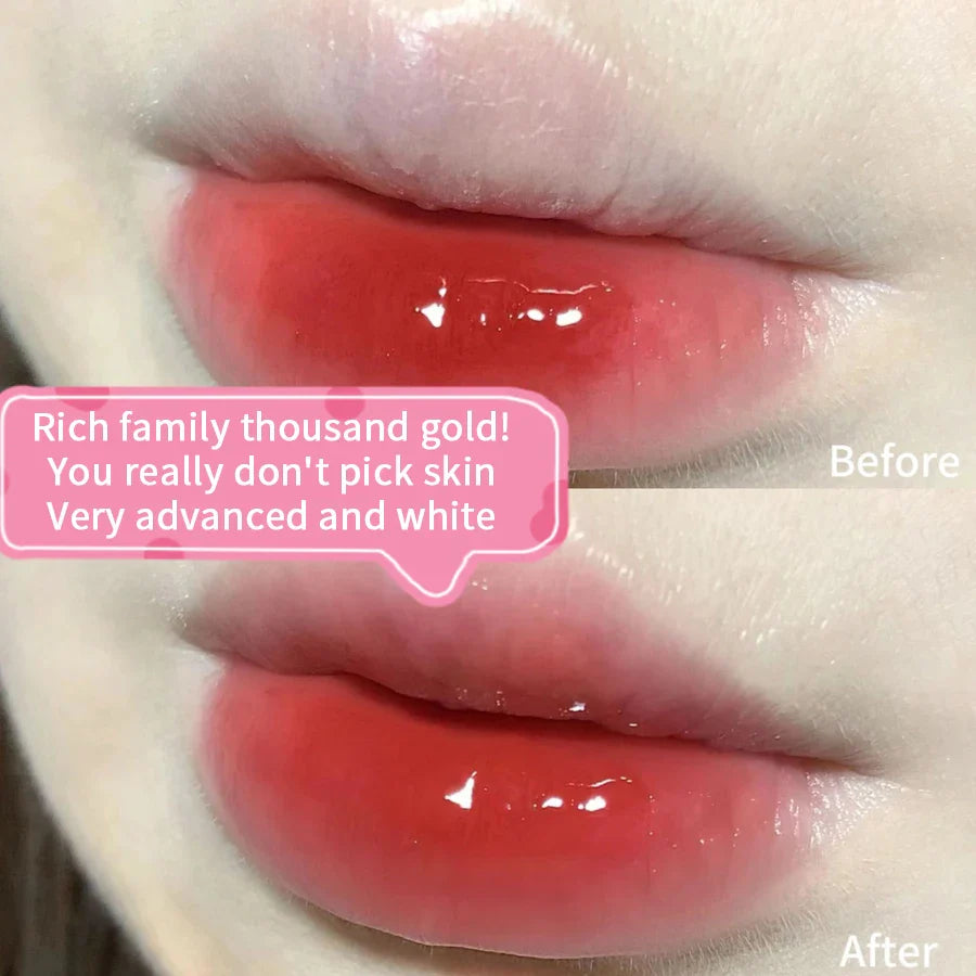 Lip Gloss Long-lasting Moisturizing Easy Halo-dyeing Waterproof Mirror
