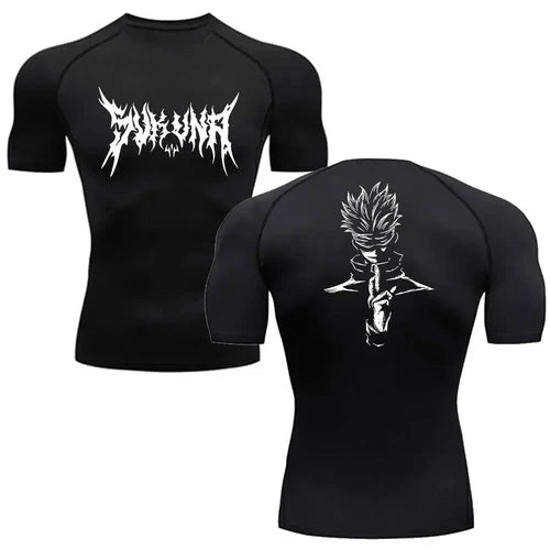 Men's Summer Fitness Gym Sports Running T-Shirt New Hot Selling Anime