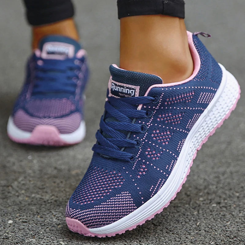 New Sneakers For Women Breathable Fashion Trainers Plus Size Women