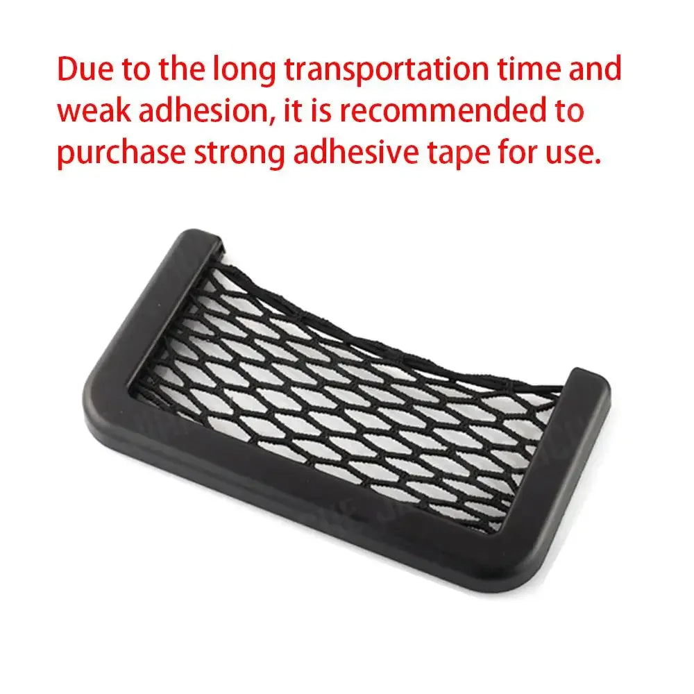 Car Storage Net Automotive Pocket Organizer Bag for Phone Holder Box