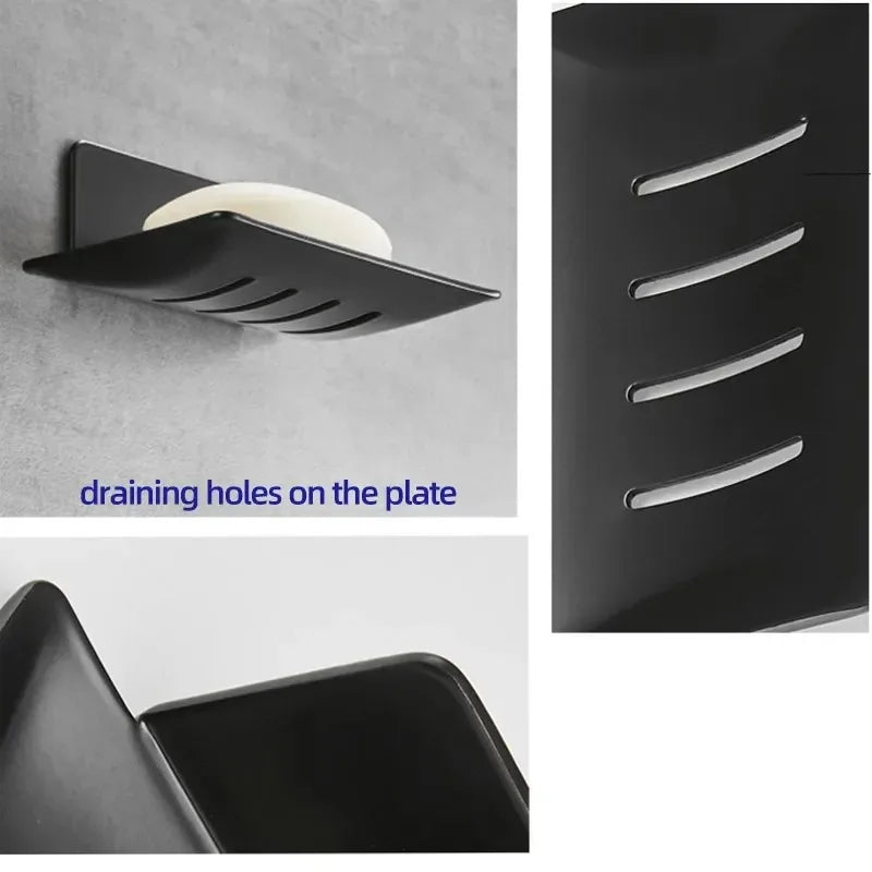 Baokemo Stainless Steel Bathroom Shower Storage Soap Tray Mesh Rack