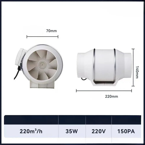 Duct round 3 inch 4 inch 5 inch 6 inch 8 inch exhaust ventilation fan