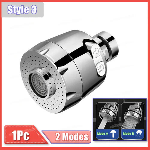 2/3Mode Faucet Extender 360Degree Rotatable Faucet Nozzle Adapter Home