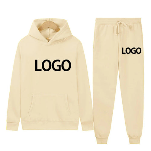 Customized Printed Men Women Tracksuit Hooded Sweatshirts and Jogger
