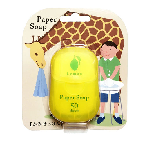 Box Disposable Soap Paper Travel Soap Paper Washing Hand Bath Clean