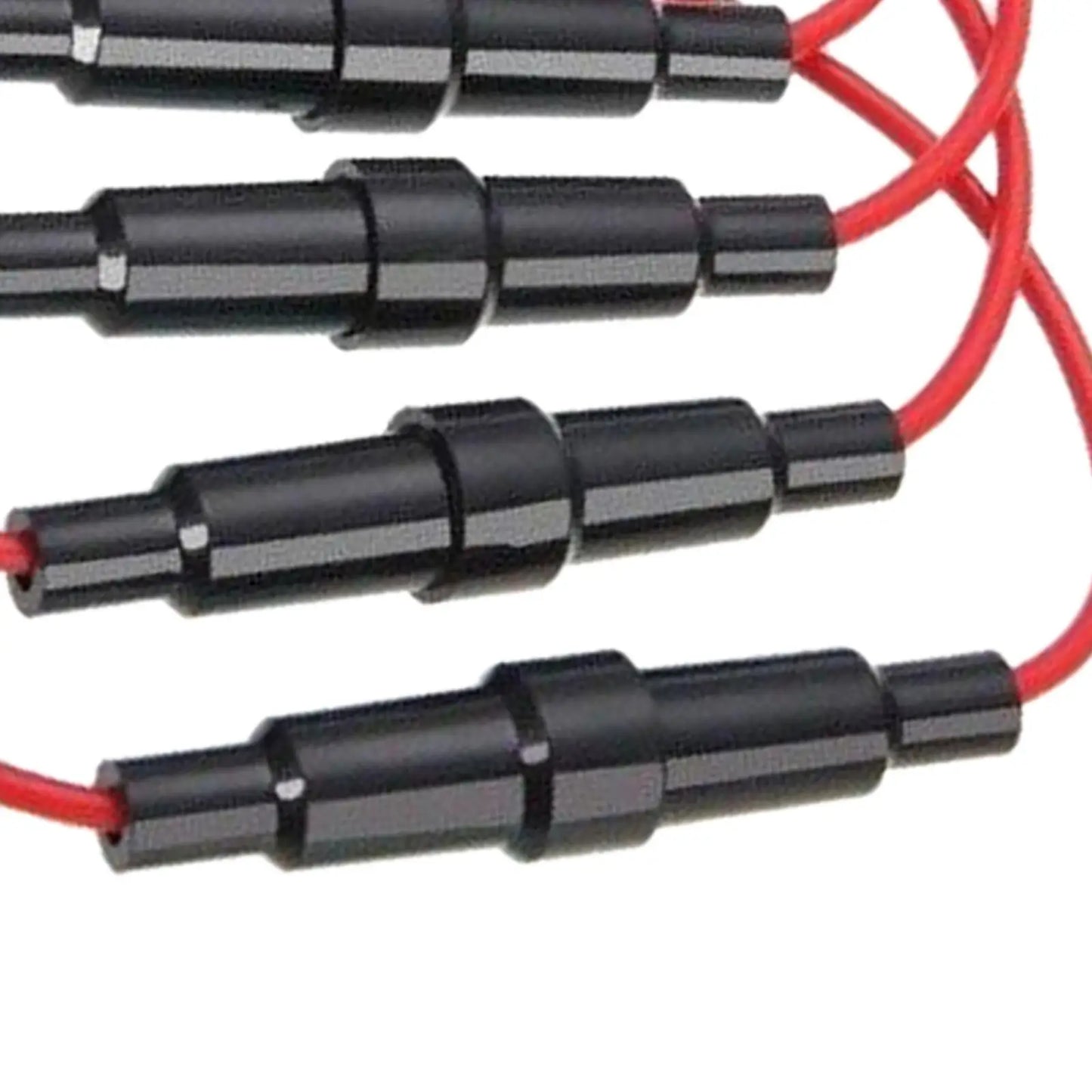 5x Inline Fuse Holder 18 Gauge AWG Wire 10A Weatherproof Protection