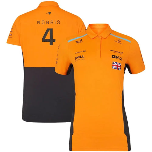 Formula1 Team Racing Official Website Summer Printed Polo Shirt