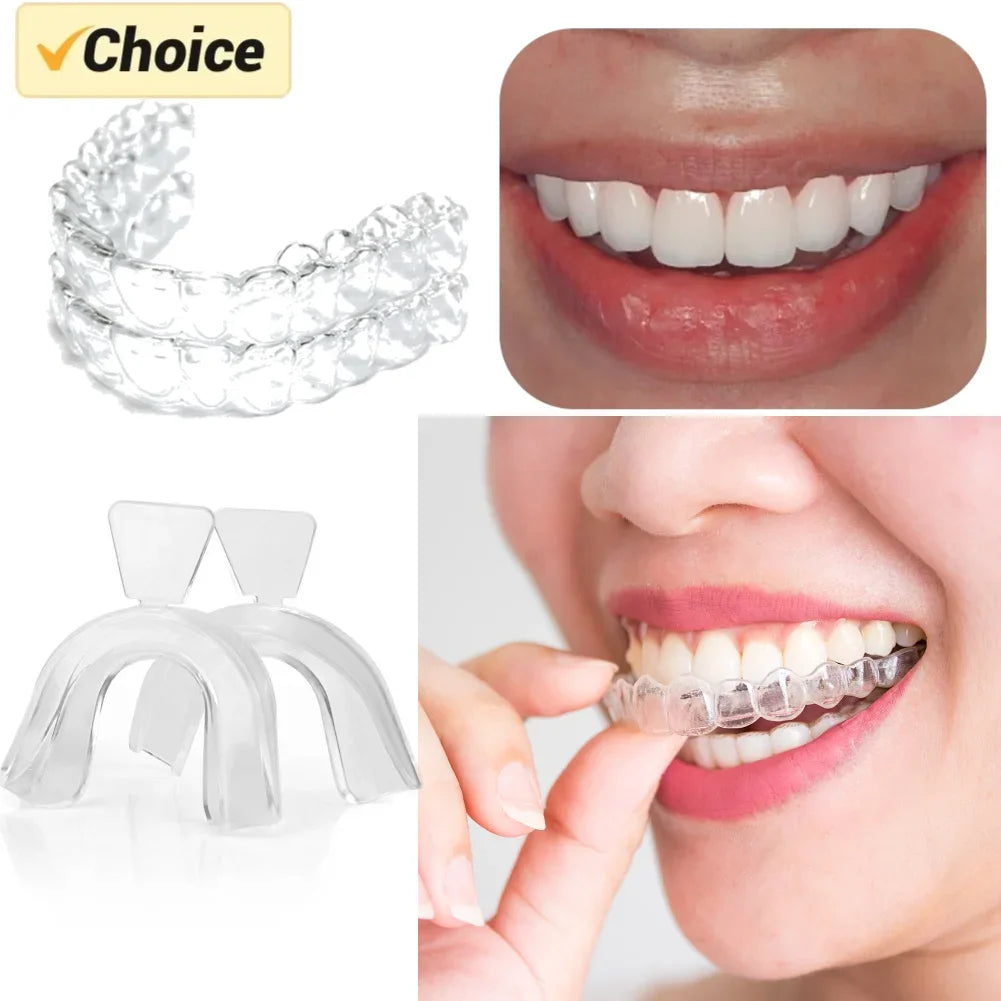 2-8PCS Anti Snoring Bruxism Sleeping Mouth Guard Tray Stop Teeth