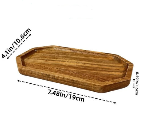 Japanese solid wood fruit plate factory wholesale wooden tray
