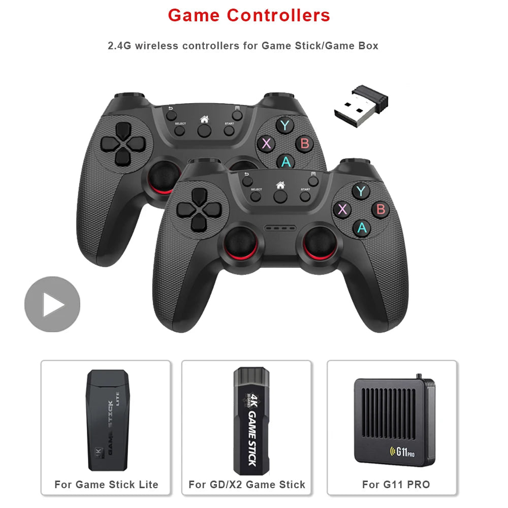 Wireless Gamepad Gaming Control Video Game Pad Bluetooth Controller