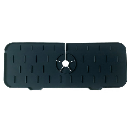 Kitchen Silicone Faucet Absorbent Mat Sink Splash Catcher Countertop