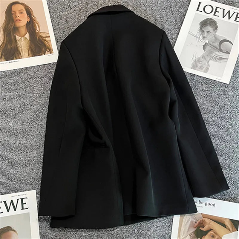 Women's Suit Coat Elegant Sports Casual Blazer Korean Fashion Luxury