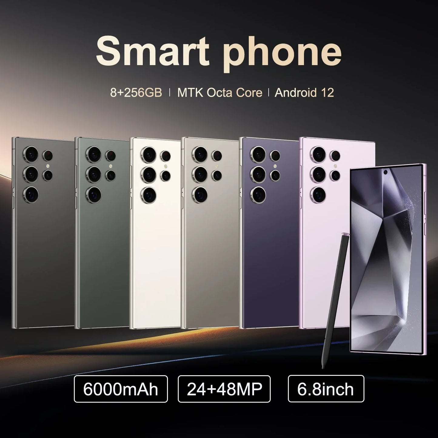 S25 Pro,Smartphone Android,6.8 inch,8+256GB ROM,Dual SIM,Mobile