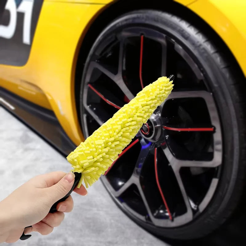 Car Wheel Brush Rim Tire Detailing Automotive Care Motorcycles Brush