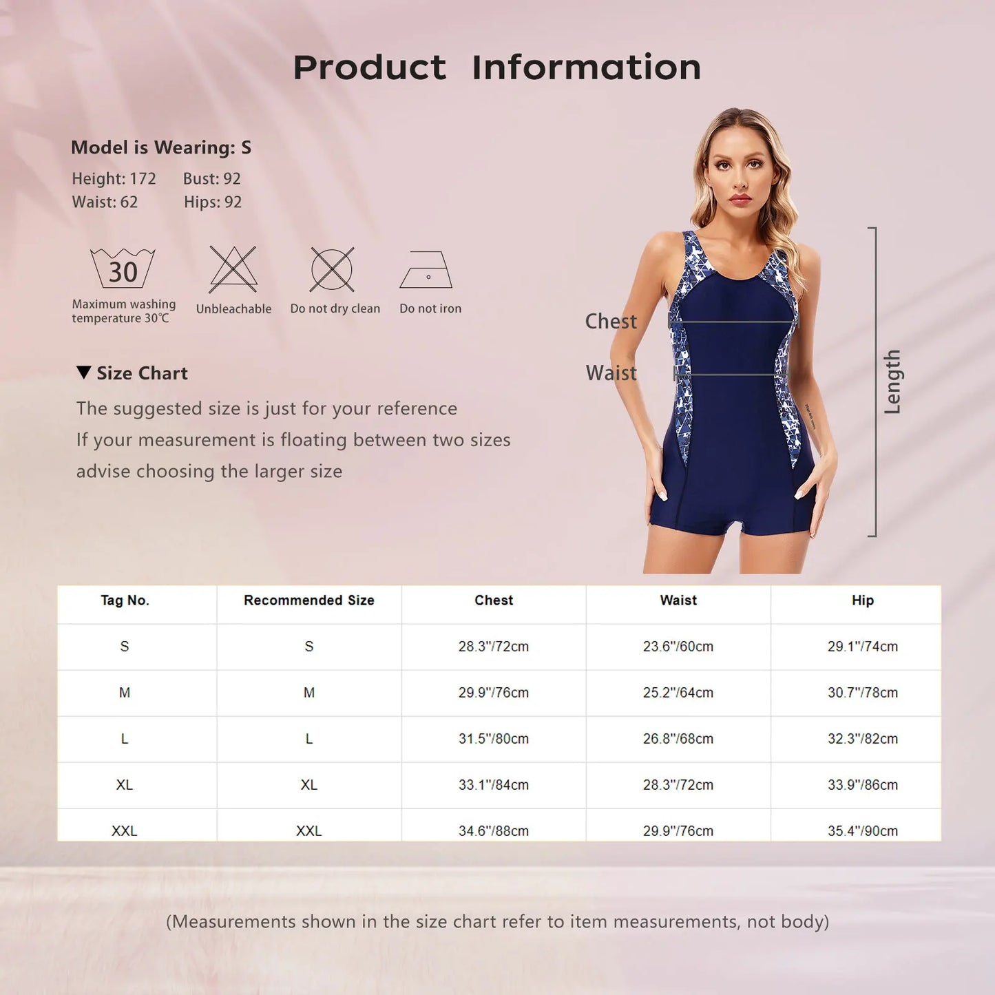 Women One-piece Print Swimsuit Sleeveless Boyleg Padded Athletic Rash