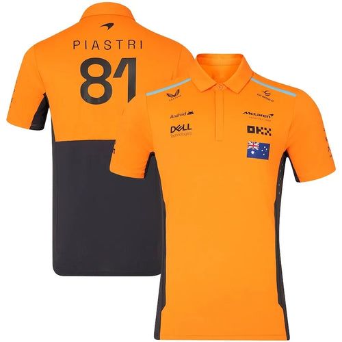 Formula1 Team Racing Official Website Summer Printed Polo Shirt