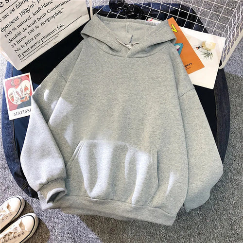 2024Autumn Casual Women's Solid Hoodie Comfortable Strecth Sweatshirts