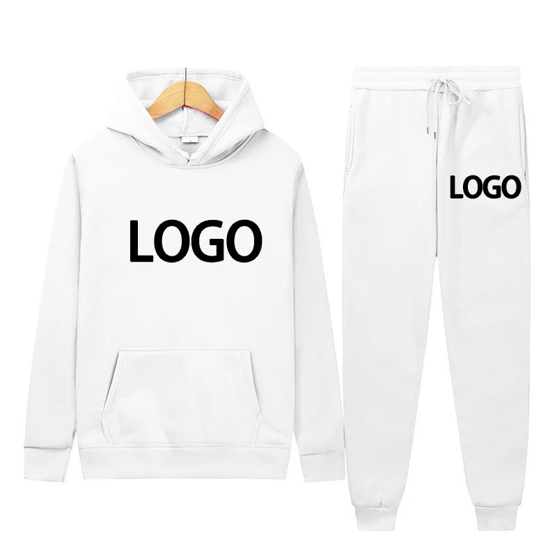 Customized Printed Men Women Tracksuit Hooded Sweatshirts and Jogger