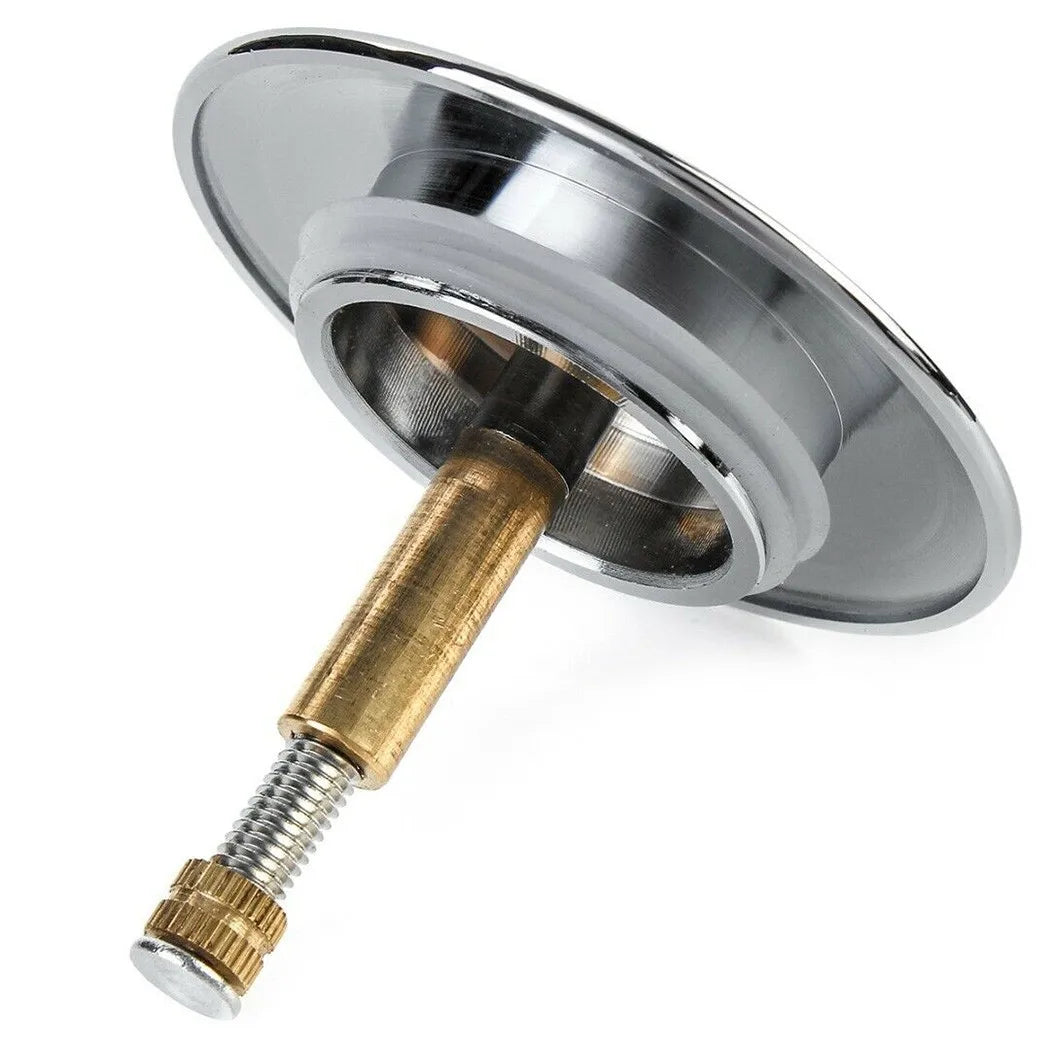 70mm Bathtub Drain Stopper Silver Basin Waste Stopper Plug Bath