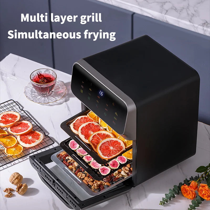 10L Large Capacity Electric Air Fryers Oil-free Automatic Household