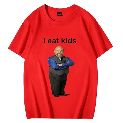 Bertram Eats I Eat Kids Graphics T shirt Men Women short sleeve