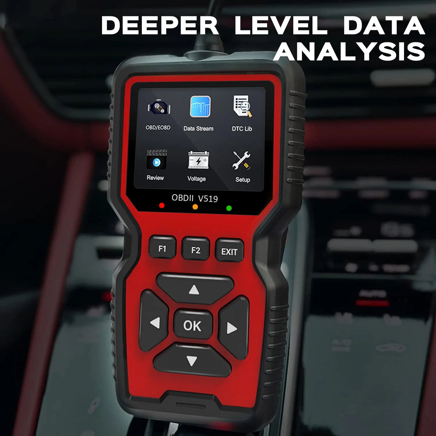 Enhanced OBD2 Scanner Vehicle Code Reader Check Engine Light Fault