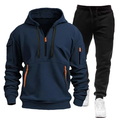 2024 Fashion Sportswear Plus Pants Sweatshirts Fleece Zipper Casual