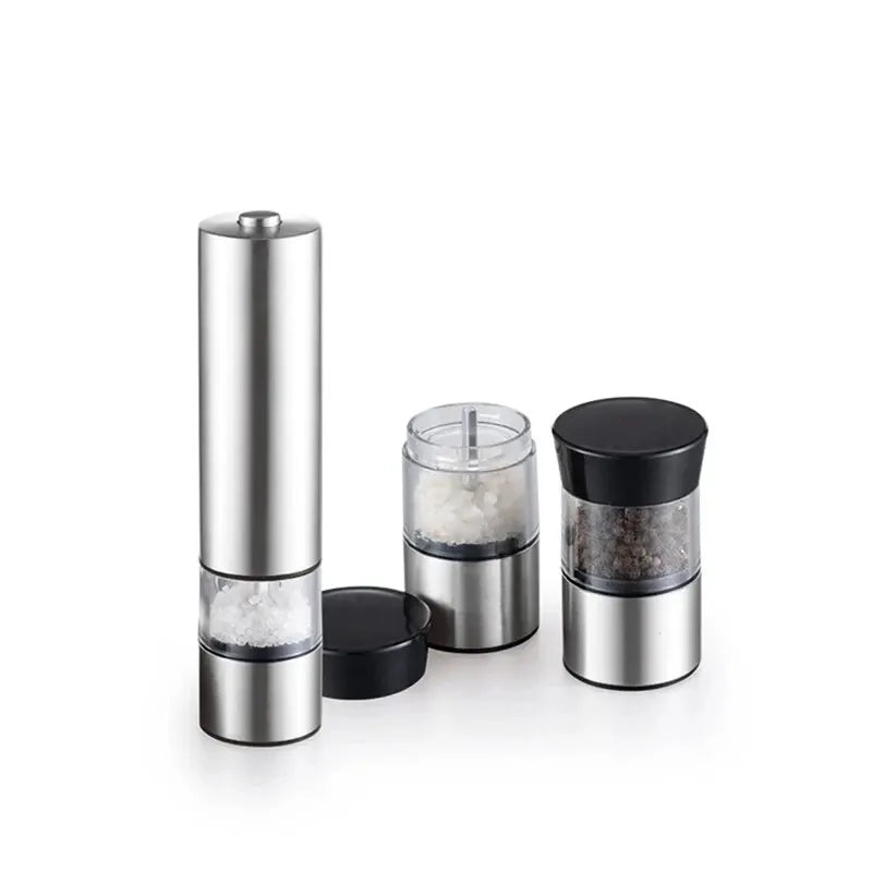 1PC Stainless Steel Electric Pepper Grinder Spices Sea Salt Kitchen