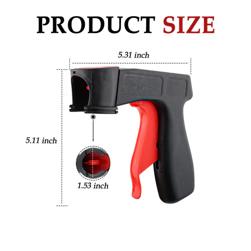 Car spray trigger handle reusable handle can convert spray can into