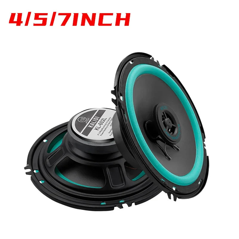 Car Speakers 4/5/6 Inch 100/160W HiFi Coaxial Subwoofer Universal