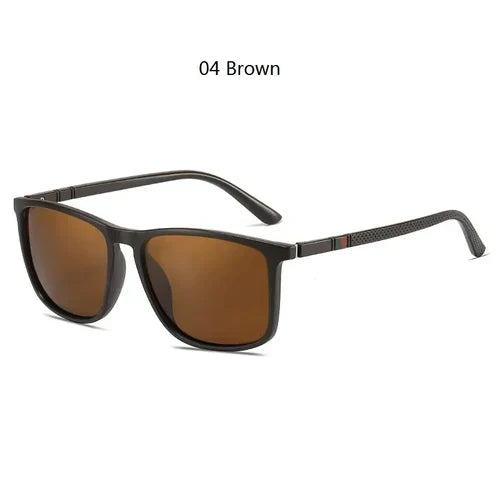 Luxury Vintage Square Polarized Sunglasses Men Women Fashion Travel