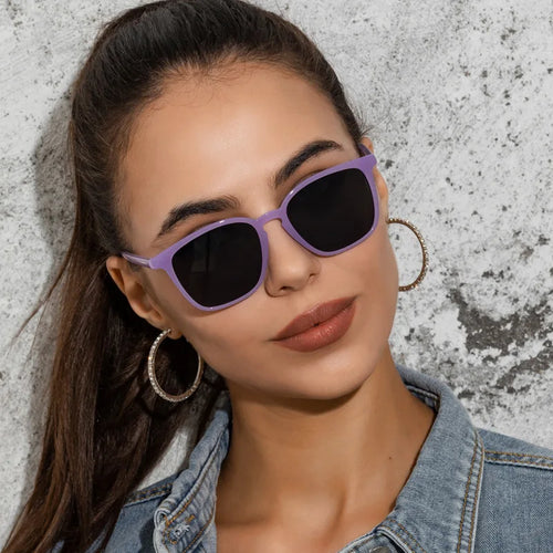 2023 New Fashion Sunglasses Women Brand Designer Retro Rectangle Sun