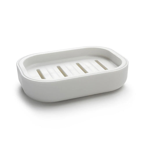Double Layer Square Soap Dish with Cover Plastic Drain Soap Box