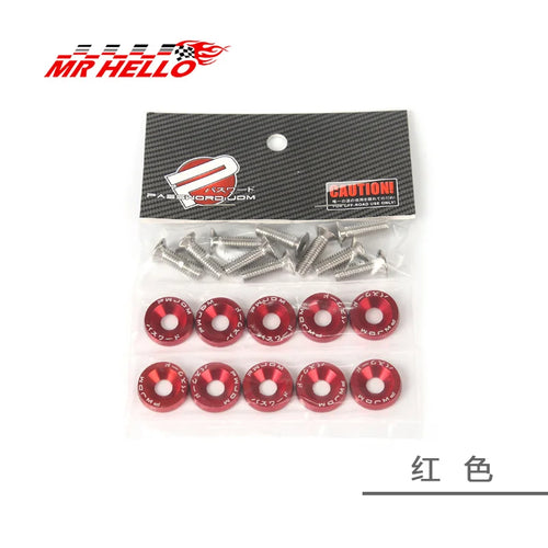 Improved Automotive Hexagonal Fasteners, Mudguard Washers, Bumper