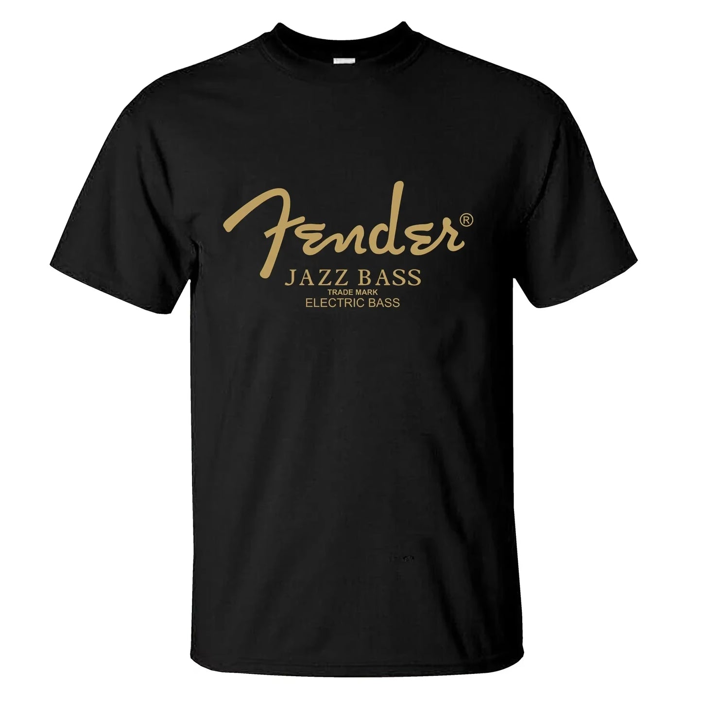 2025 Men Comfortable T Shirt Casual Fender Jazz Bass T-shirt Graphic