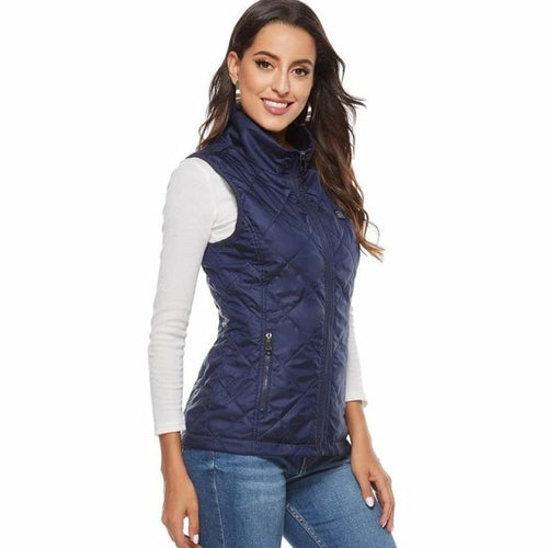 Women Heating Vest Autumn And Winter Cotton Vest Usb Infrared Electric