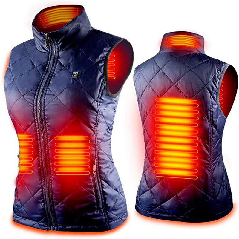 Women Heating Vest Autumn And Winter Cotton Vest Usb Infrared Electric