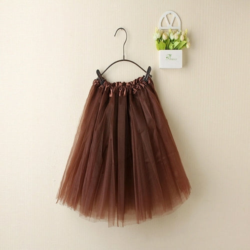 Women Summer Vintage Tulle Skirt Adult Fancy Ballet Dancewear Party