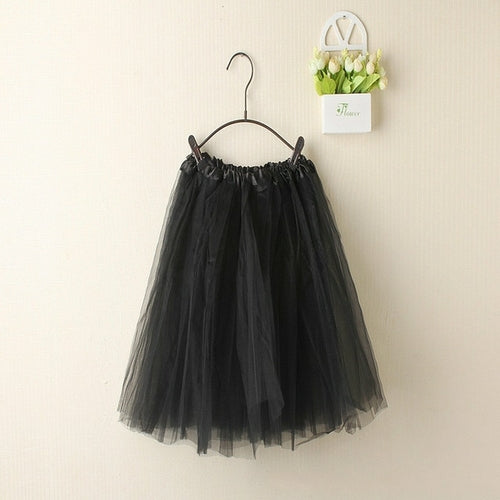 Women Summer Vintage Tulle Skirt Adult Fancy Ballet Dancewear Party