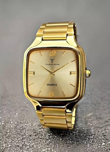 Designer Square Dial Watch for Men & Boys – Bold & Stylish Timepiece