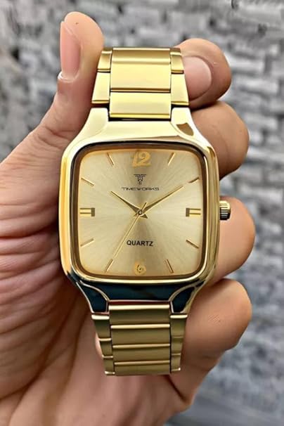 Designer Square Dial Watch for Men & Boys – Bold & Stylish Timepiece