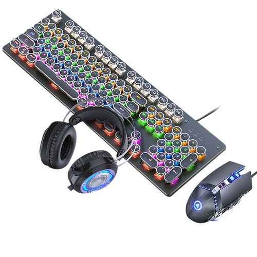 Dragon X1Z Mechanical Gaming Keyboard Mouse Set with Gaming