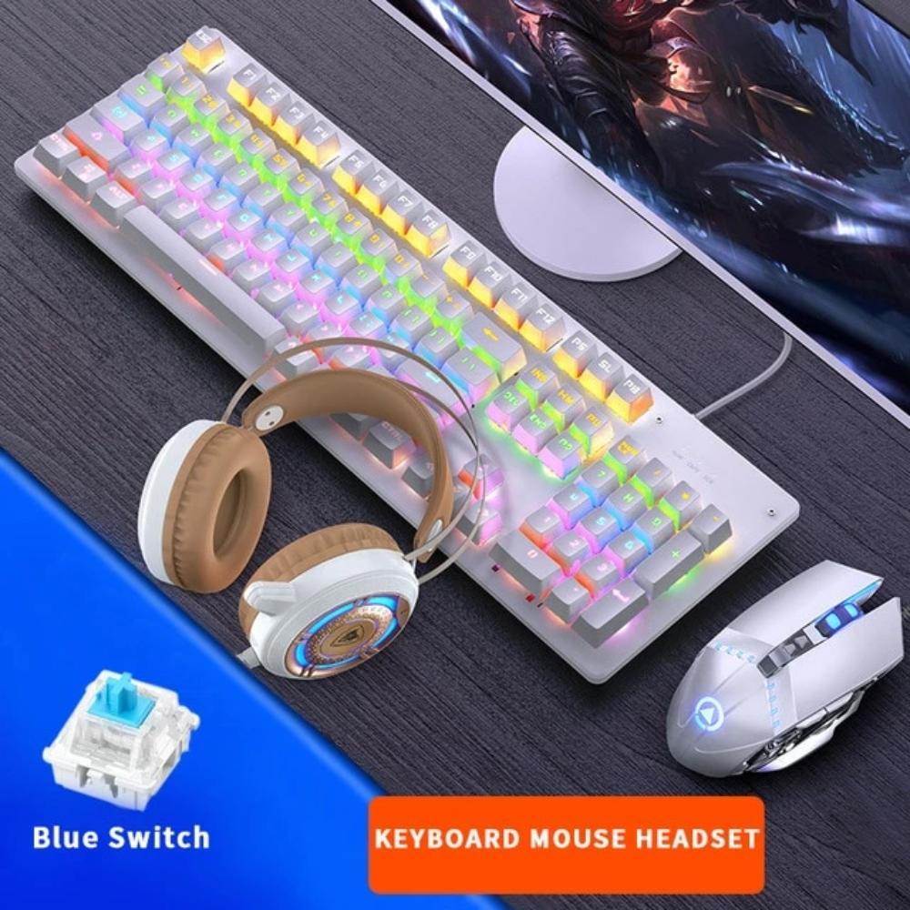 Dragon X1Z Mechanical Gaming Keyboard Mouse Set with Gaming
