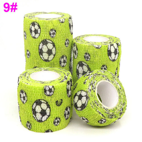 1 Pcs Printed Medical Self Adhesive Elastic Bandage 4.5m Colorful
